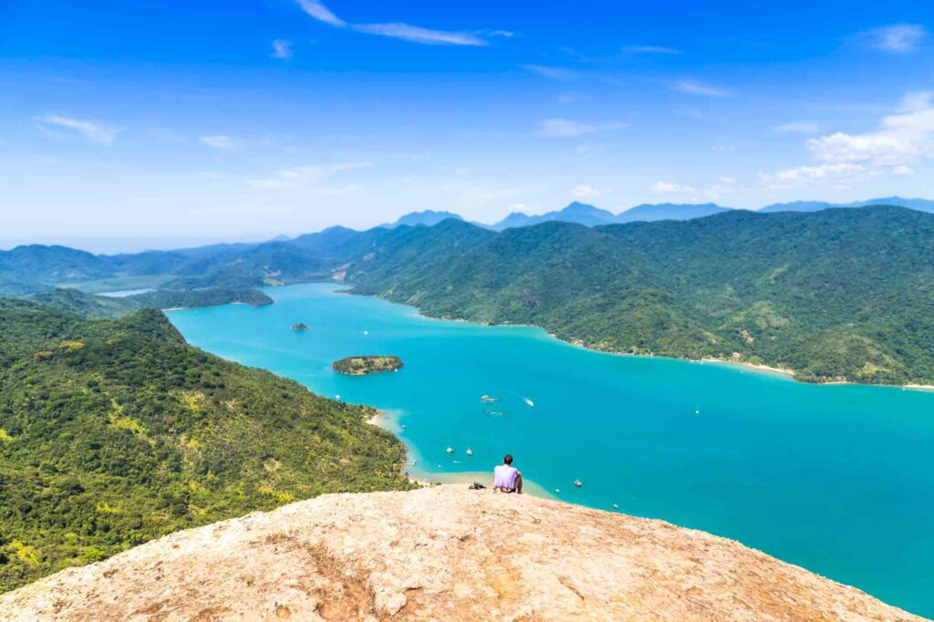 Hiking to the world’s only tropical Fjord is one of the cool things to do in Paraty, Brazil