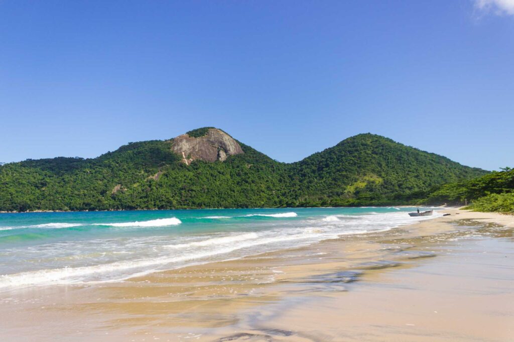 Dois Rios Beach in Ilha Grande, Brazil