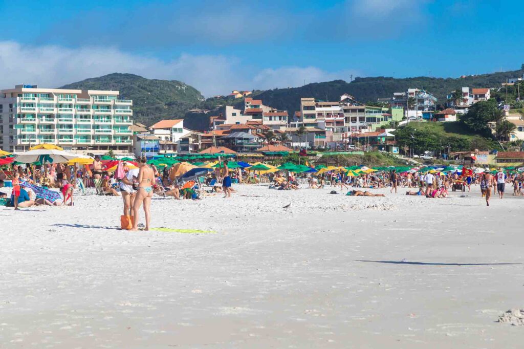 Praia Grande Beach in Arraial do Cabo, Brazil