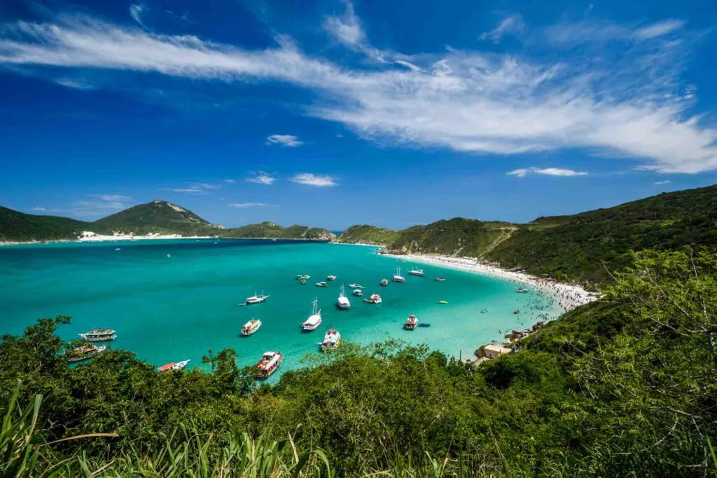 Pontal do Atalaia and Farol Beach in Arraial do Cabo, Brazil