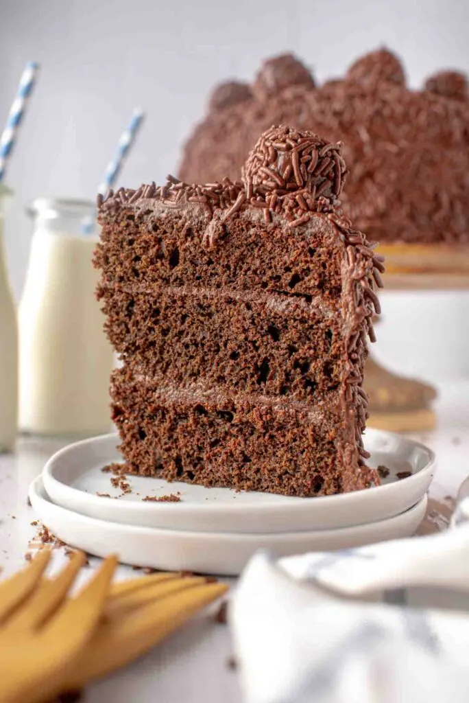 Brigadeiro cake is a Brazilian cake