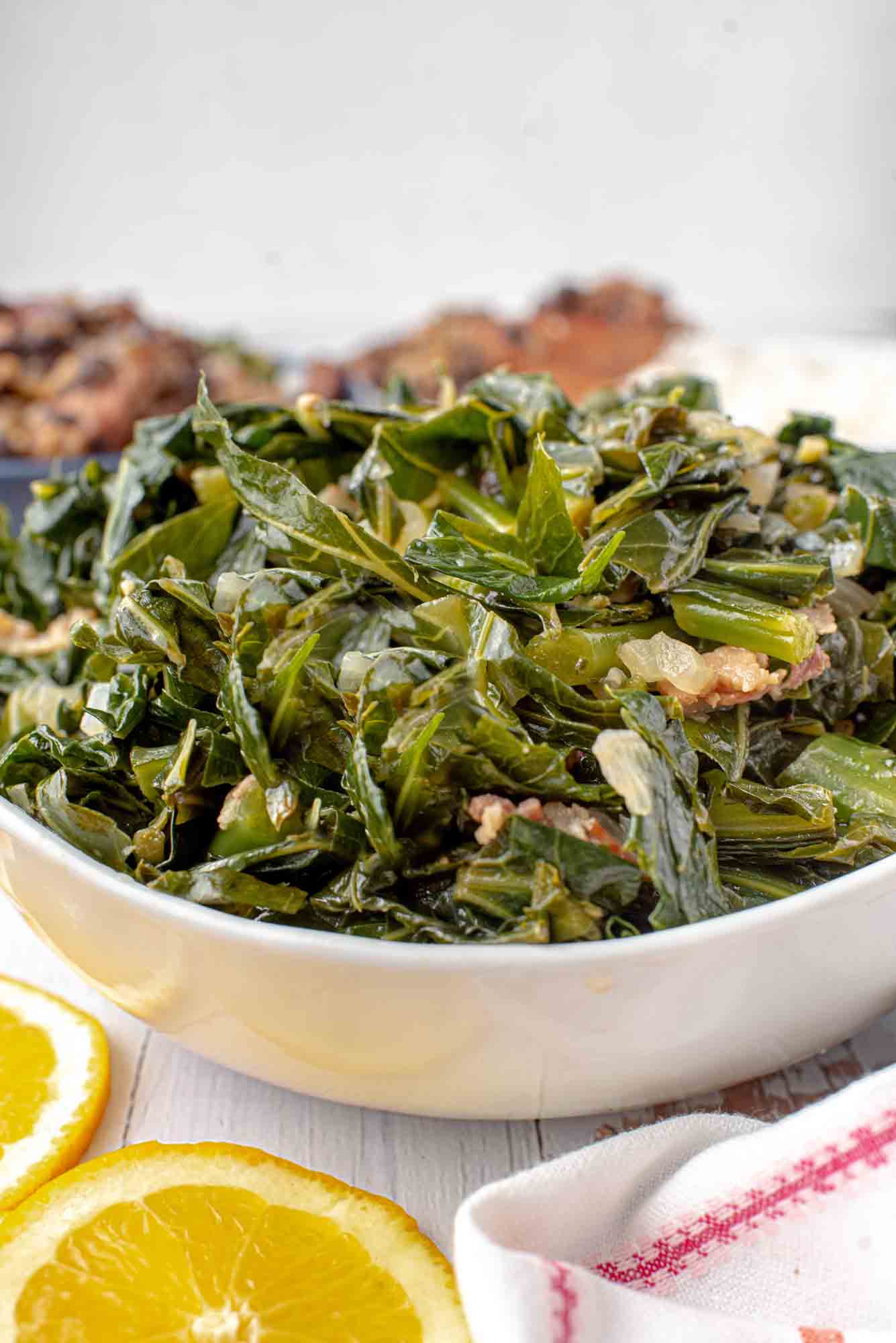 Brazilian Collard Greens with Bacon Recipe • I Heart Brazil