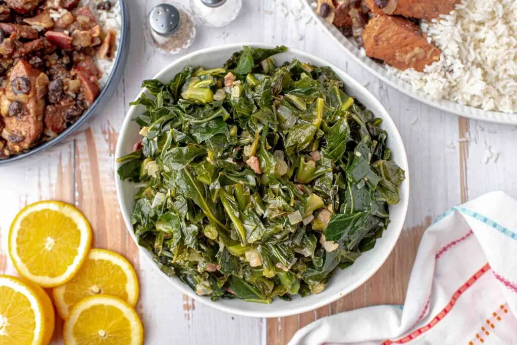 Brazilian collard greens